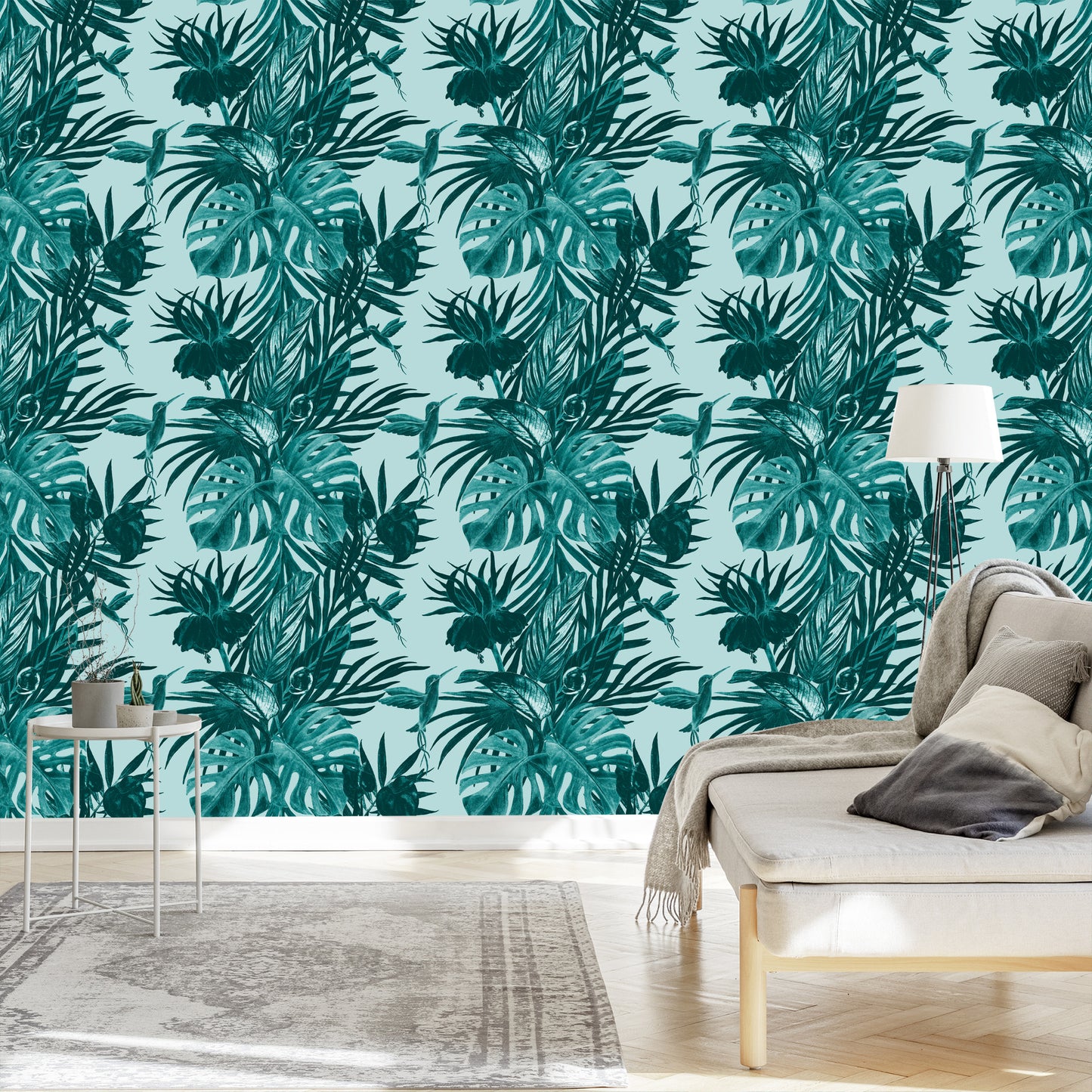 Wallpaper Hummingbirds And Leaves