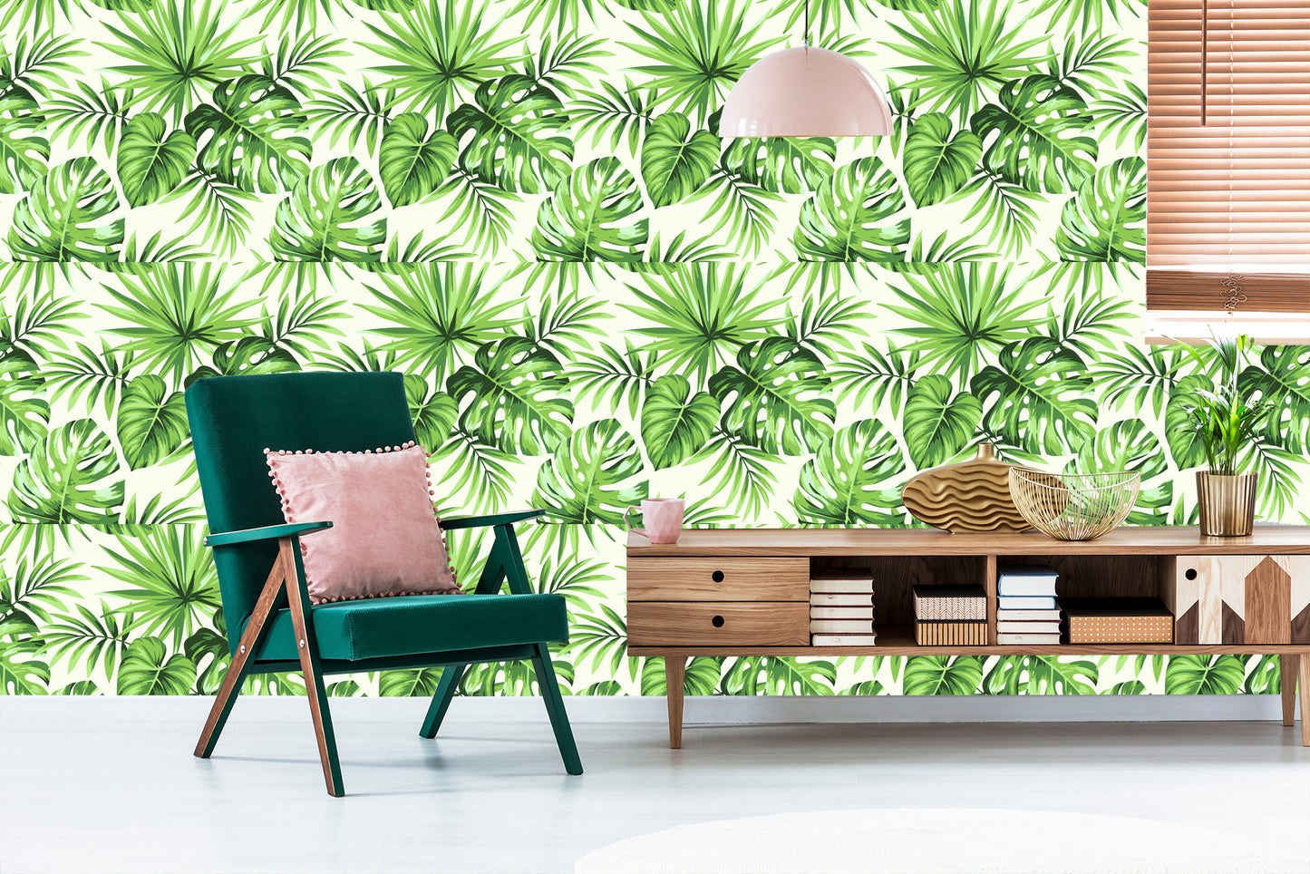 Wallpaper Exotic Leaves