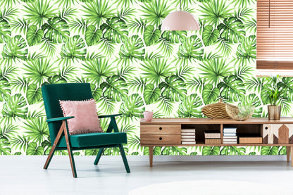 Wallpaper Exotic Leaves