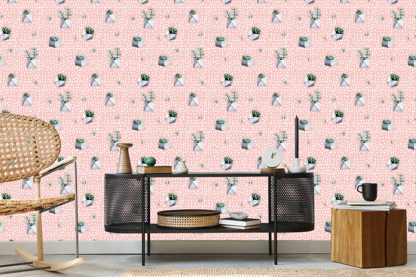 Wallpaper Cacti In Pots