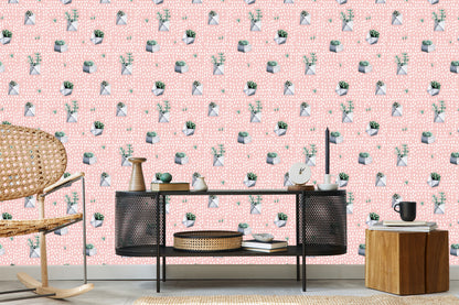 Wallpaper Cacti In Pots