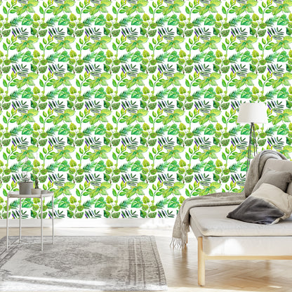 Wallpaper Forest Leaves