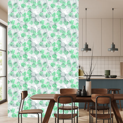 Wallpaper Drawn Leaves