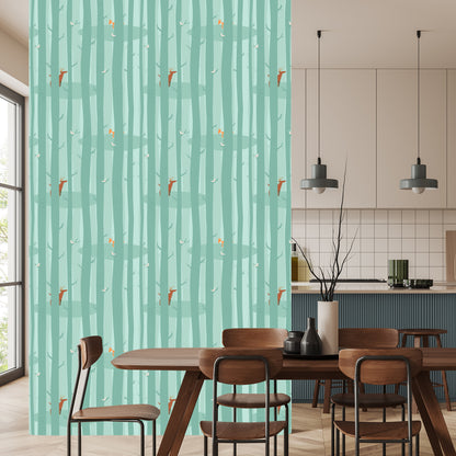 Wallpaper Trees, Forest. Nature. Children's Room