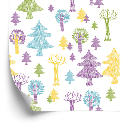 Wallpaper Forest Trees For A Child's Room
