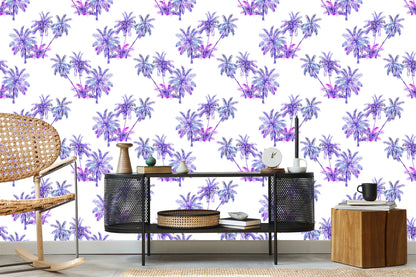 Wallpaper Colorful Palm Trees For Forest For Living Room Office