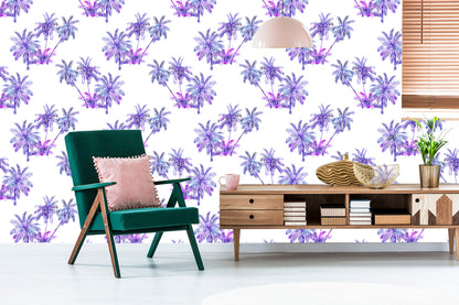 Wallpaper Colorful Palm Trees For Forest For Living Room Office