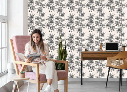Wallpaper Palm Trees Forest Leaves Nature For Office
