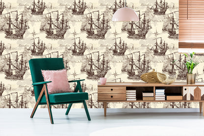 Wallpaper Historic Sailing Ships