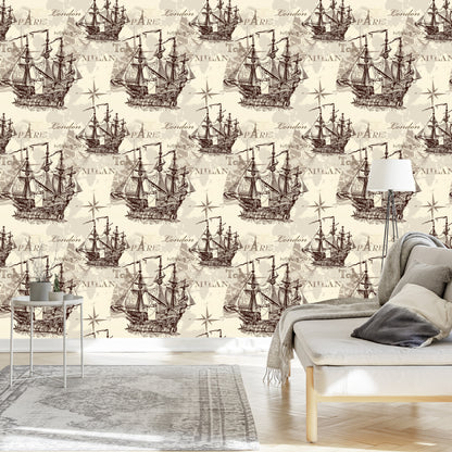 Wallpaper Historic Sailing Ships