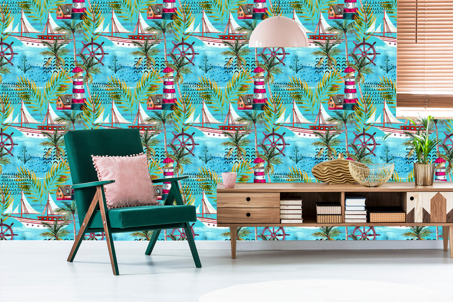 Wallpaper Sailboats W