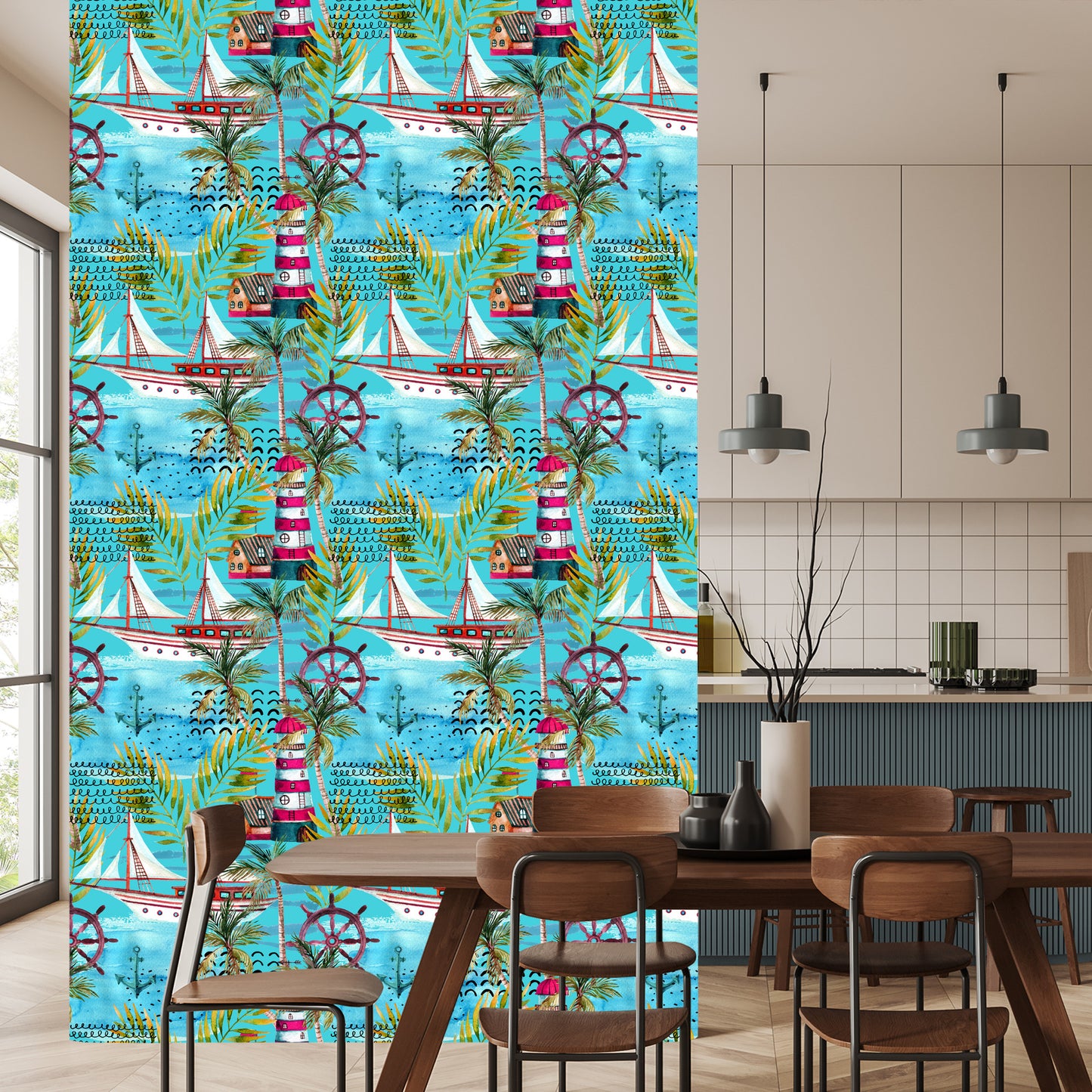 Wallpaper Sailboats W