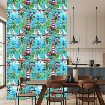 Wallpaper Sailboats W