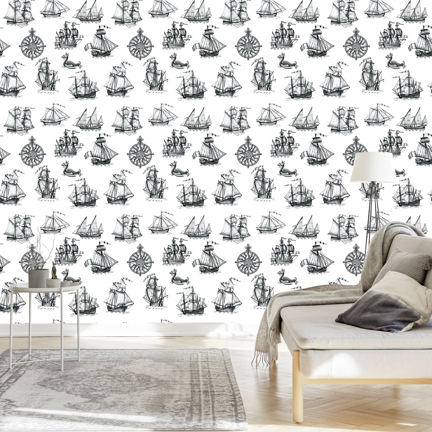 Wallpaper Vintage Ships
