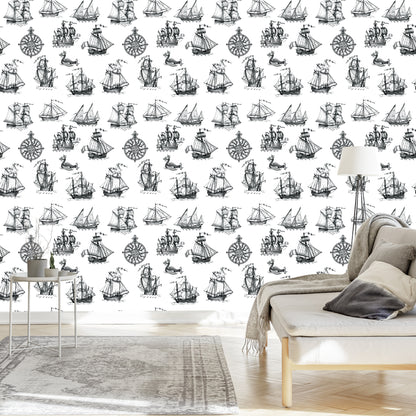 Wallpaper Vintage Ships