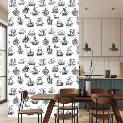 Wallpaper Vintage Ships