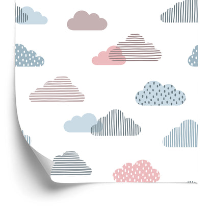 Wallpaper Striped Clouds