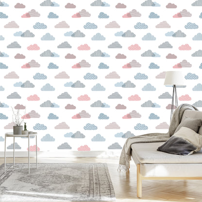 Wallpaper Striped Clouds