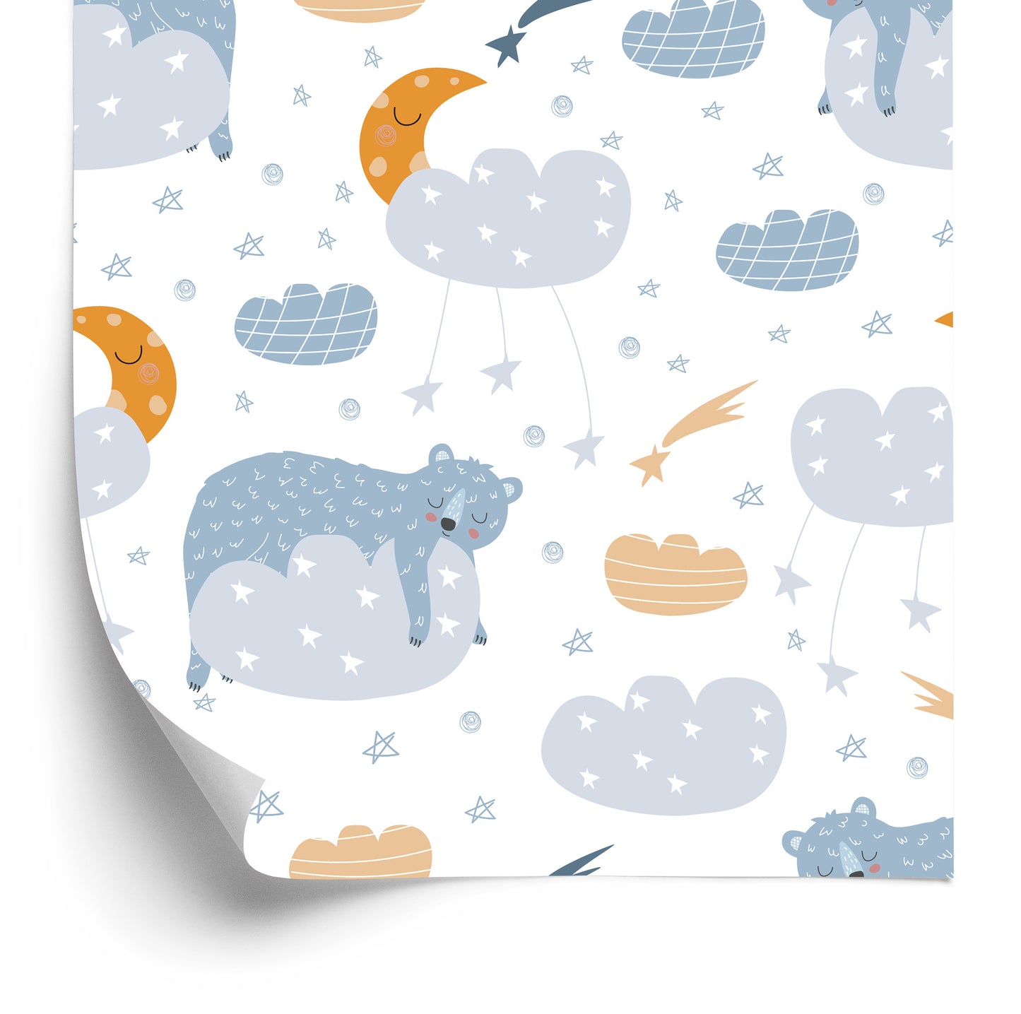 Wallpaper Teddy Bears In The Clouds
