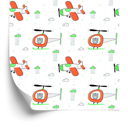 Wallpaper Teddy Bears In Helicopters