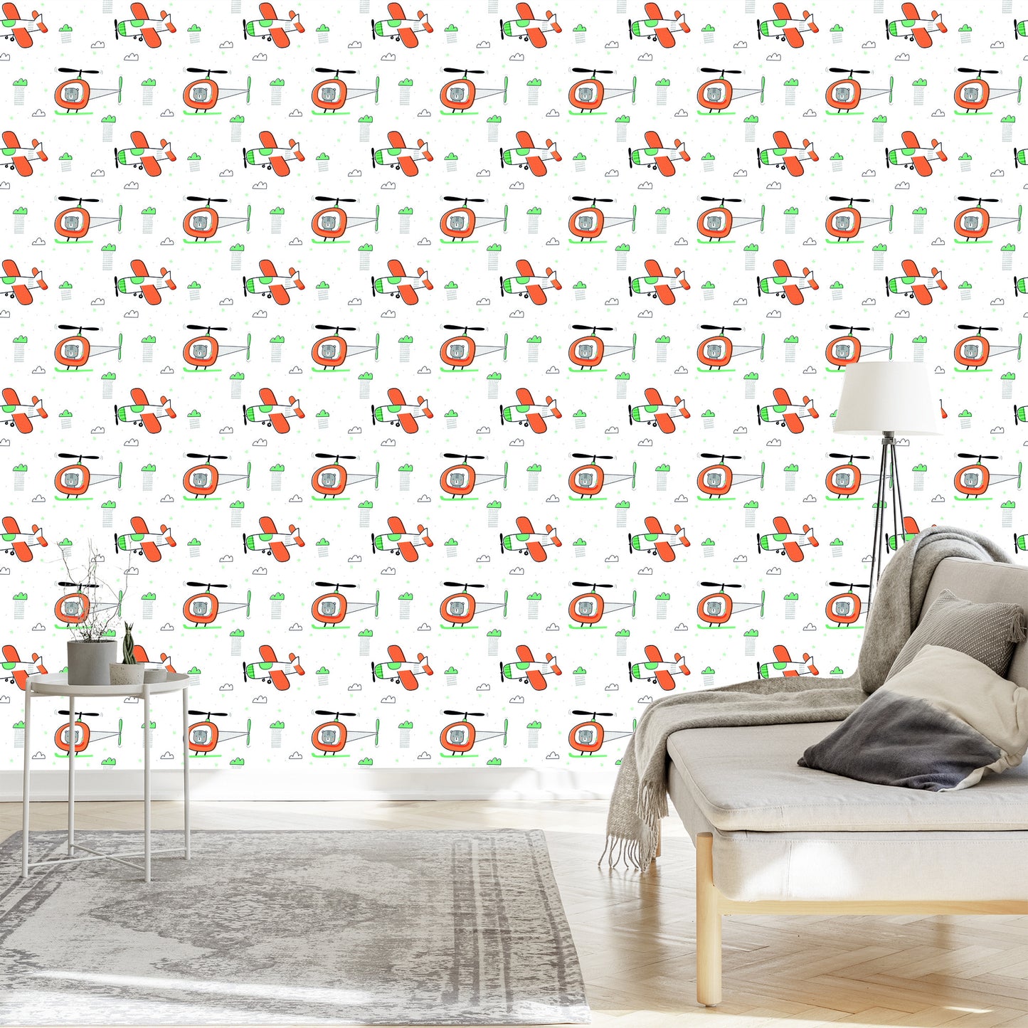 Wallpaper Teddy Bears In Helicopters