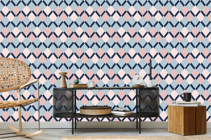 Wallpaper Geometric - Colorful Diamonds