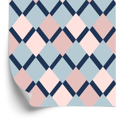 Wallpaper Geometric - Colorful Diamonds
