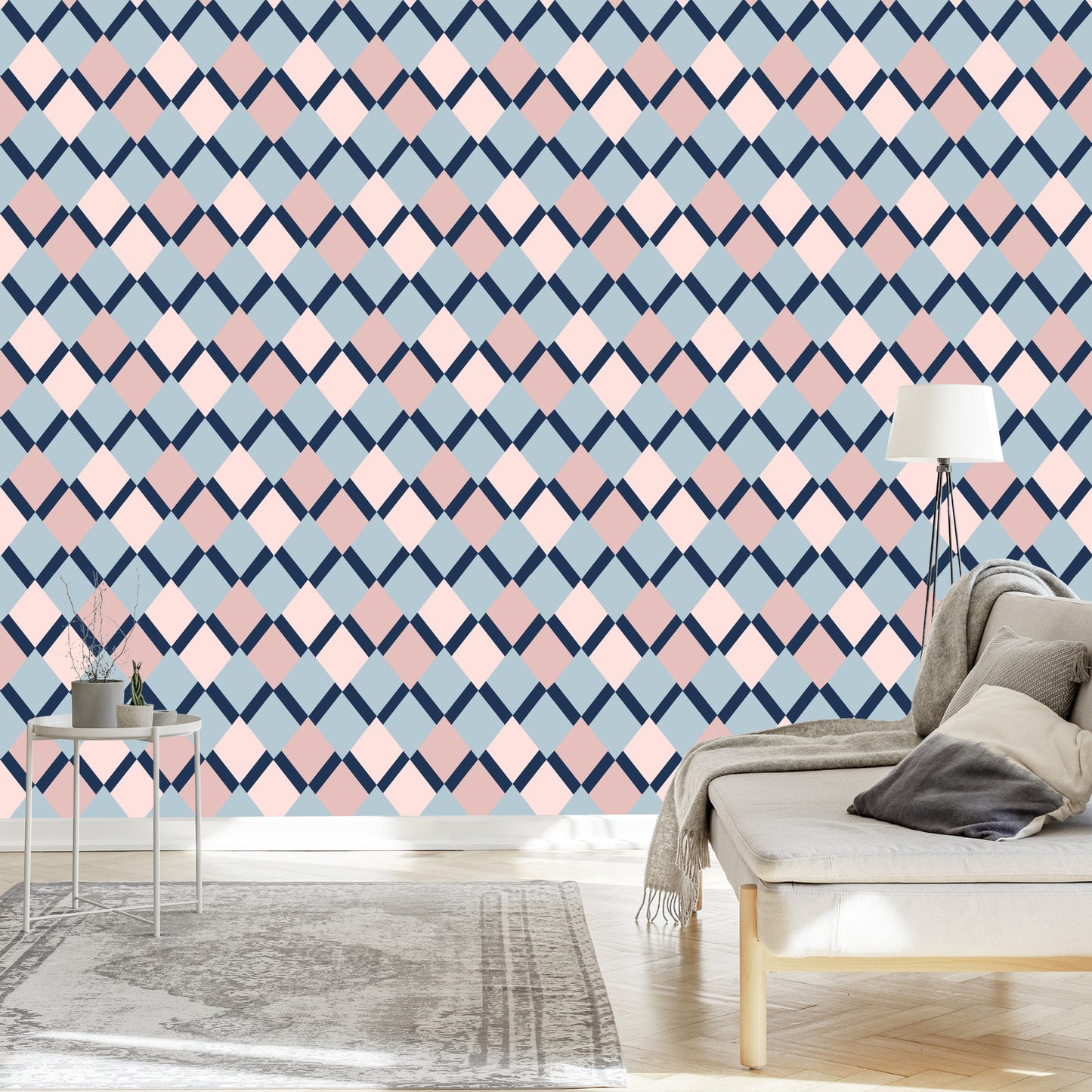 Wallpaper Geometric - Colorful Diamonds