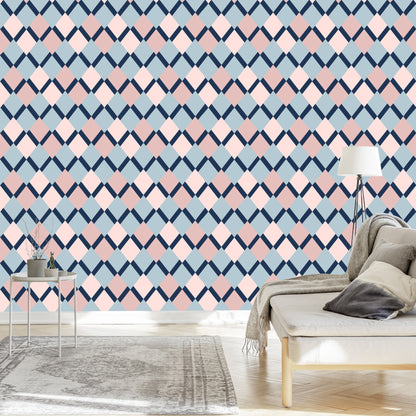 Wallpaper Geometric - Colorful Diamonds