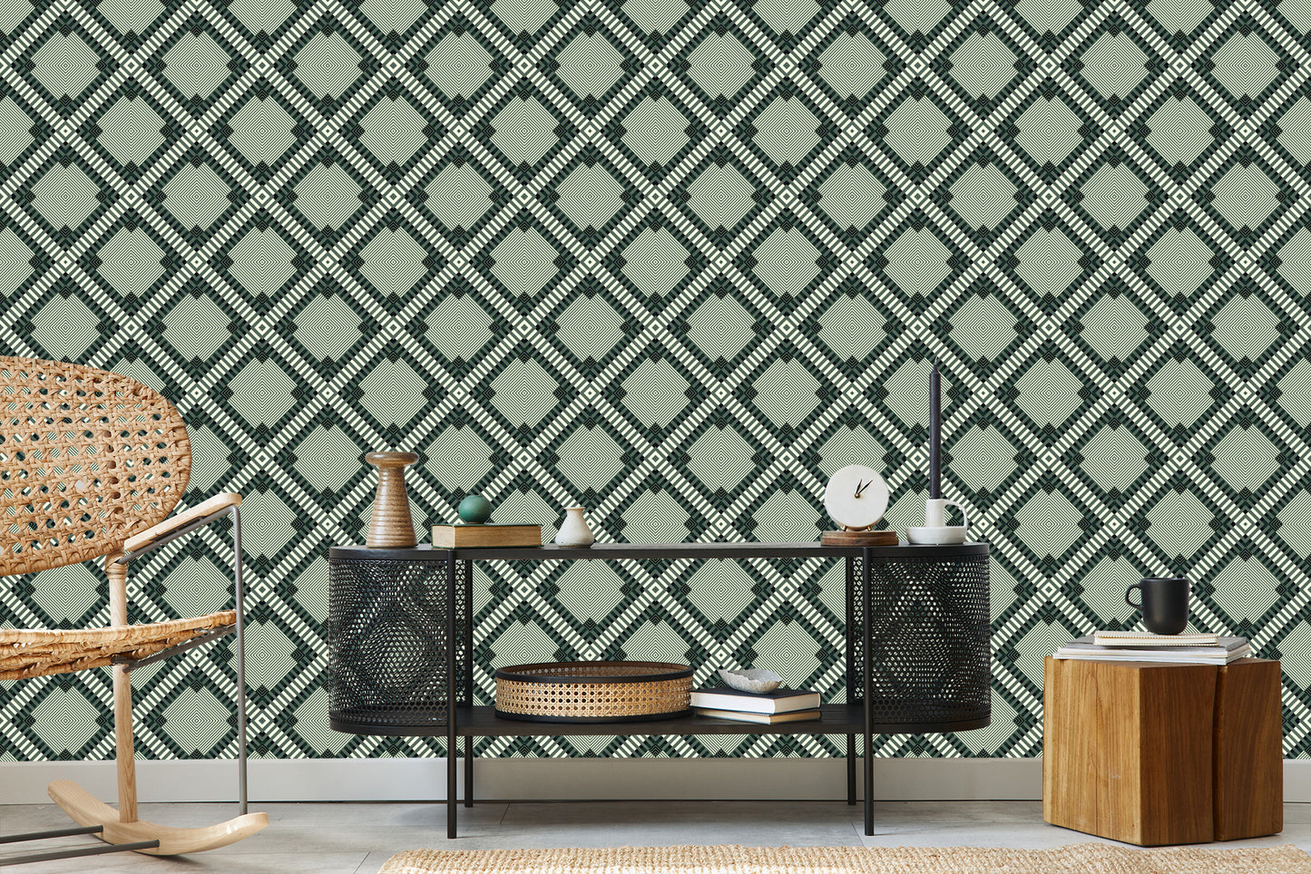 Wallpaper Geometric - Retro