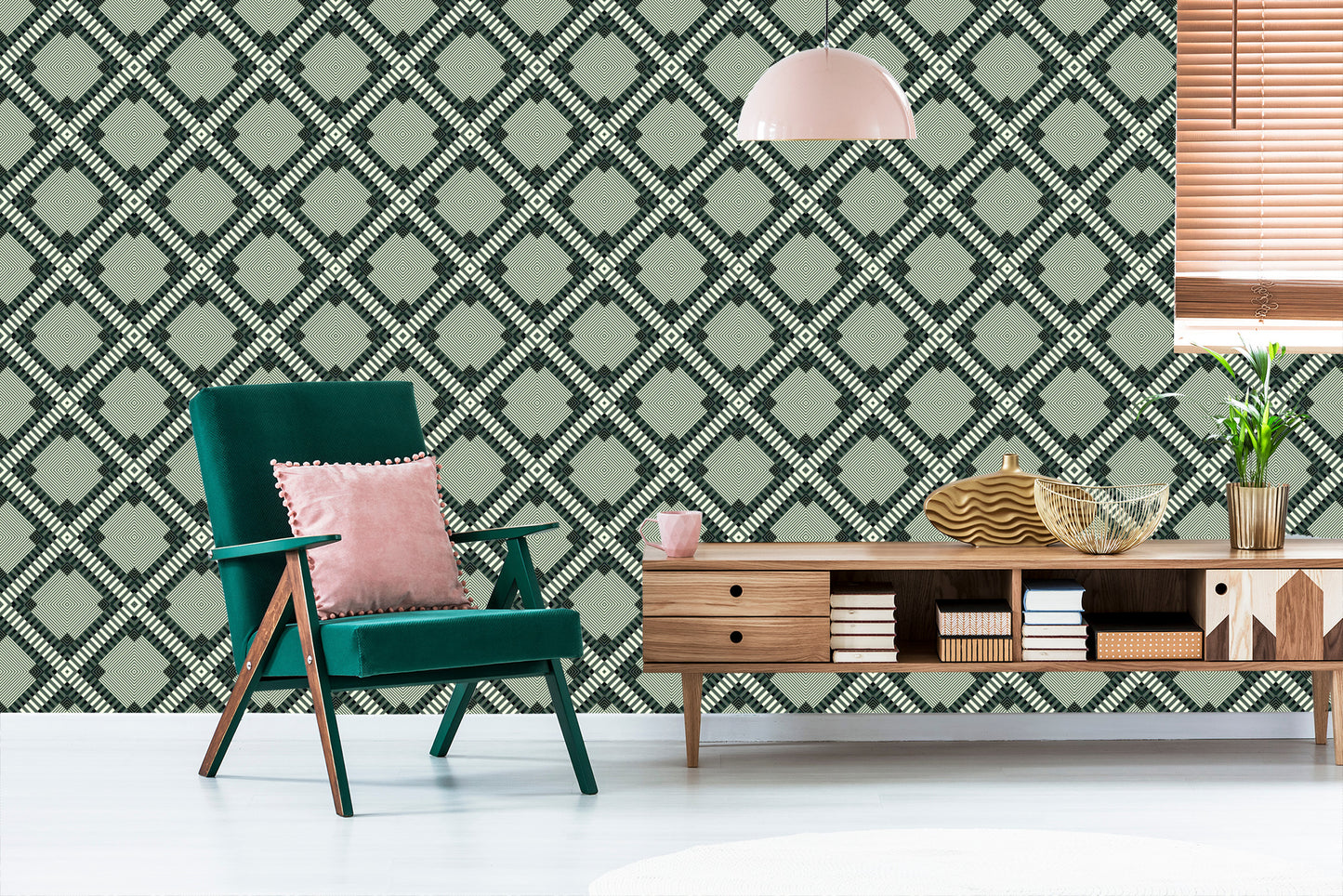 Wallpaper Geometric - Retro