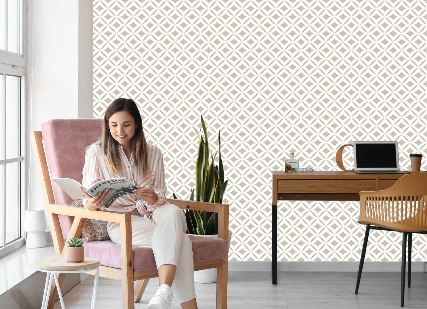 Wallpaper Geometric Pattern - Abstraction