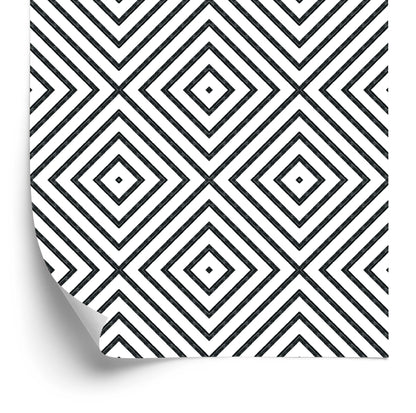 Wallpaper Modern Geometric Pattern