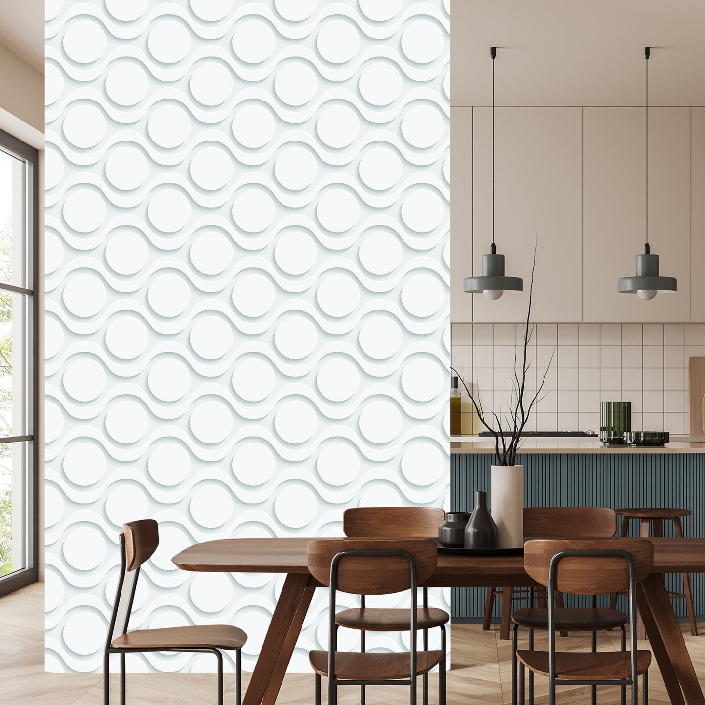 Wallpaper Geometric Pattern - Optical