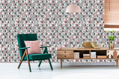 Wallpaper Geometric - Colorful Diamonds
