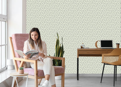 Wallpaper Modern Geometric Pattern