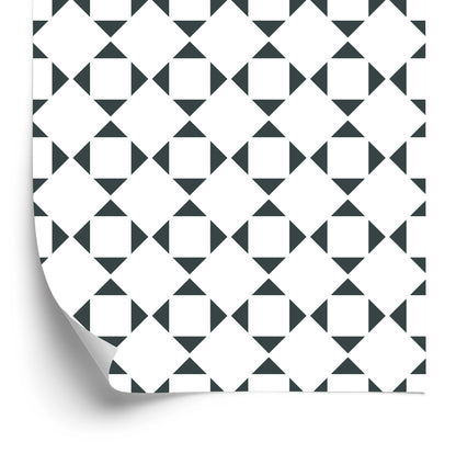 Wallpaper Minimalist Geometric Ornament