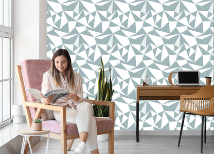 Wallpaper Modern Geometric Pattern