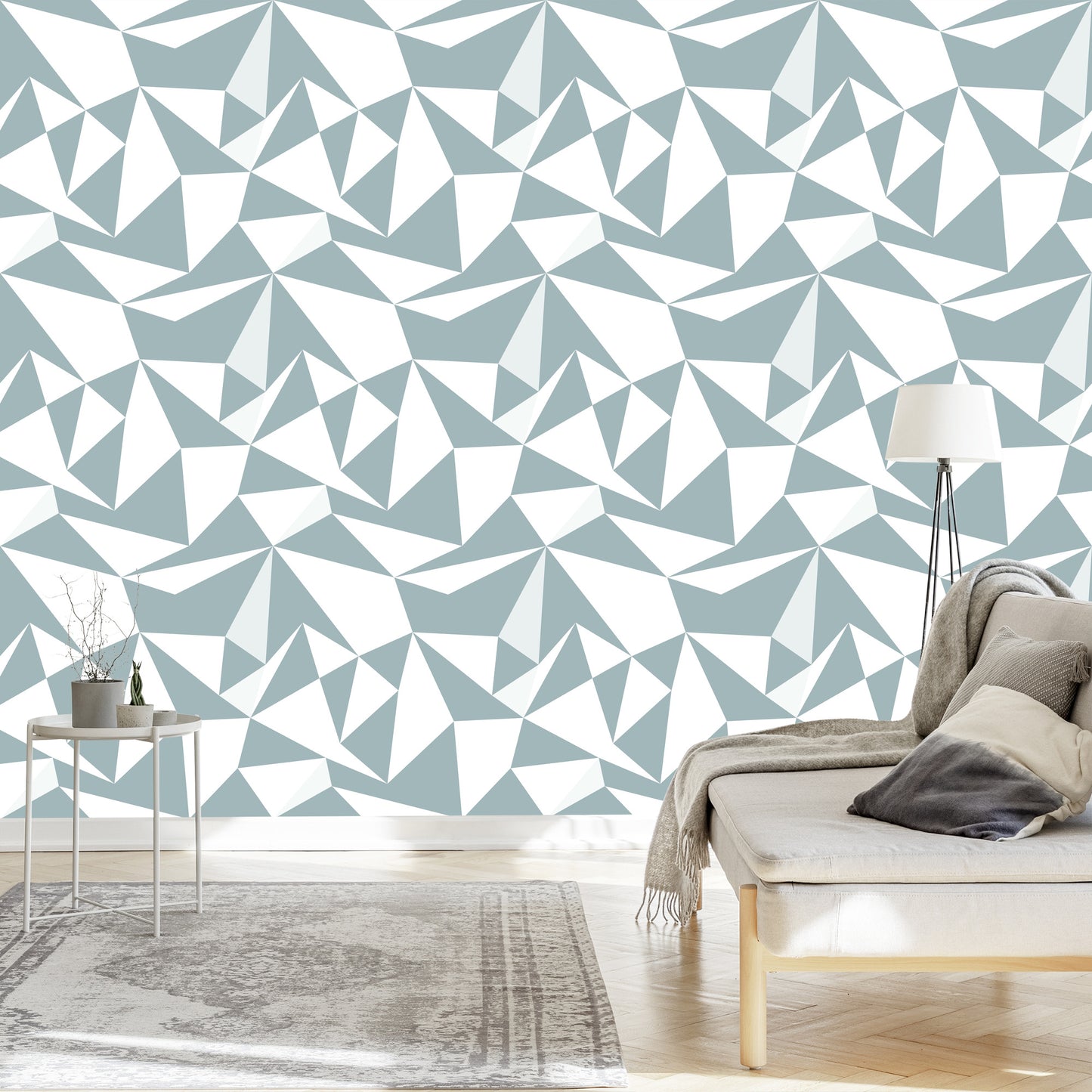 Wallpaper Modern Geometric Pattern