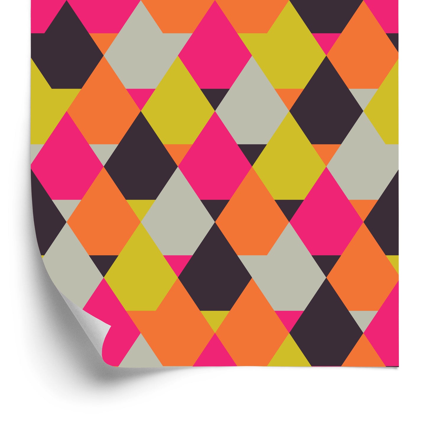 Wallpaper Geometric - Colorful Diamonds