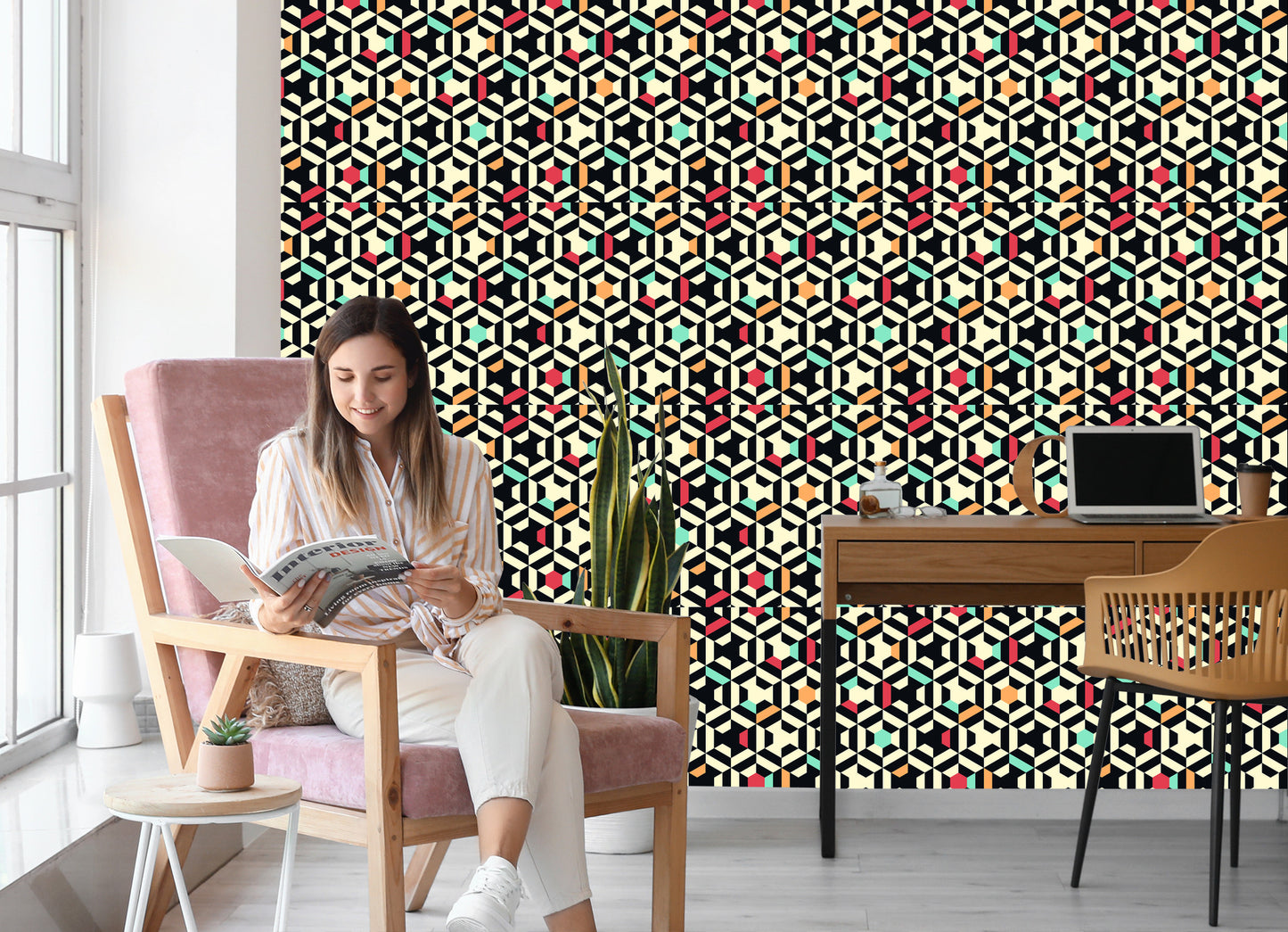 Wallpaper Geometric Abstraction