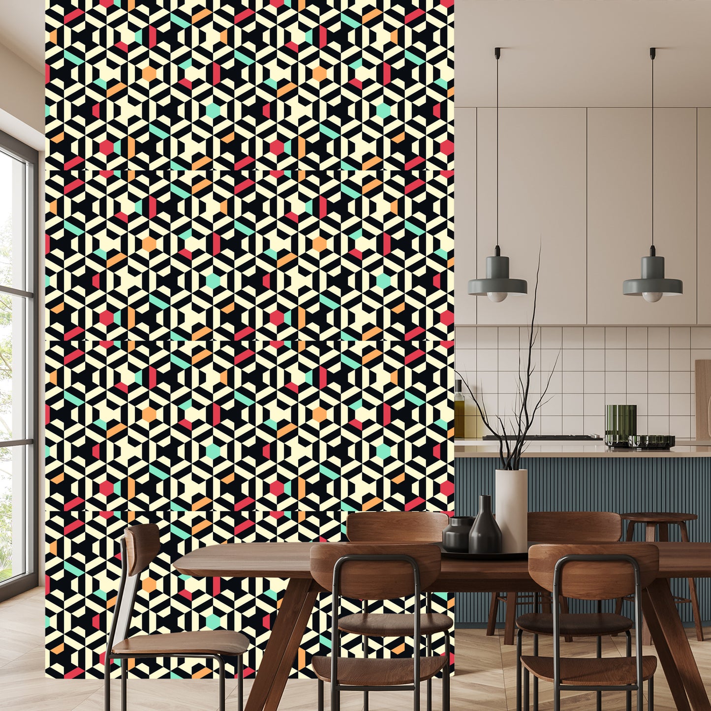 Wallpaper Geometric Abstraction