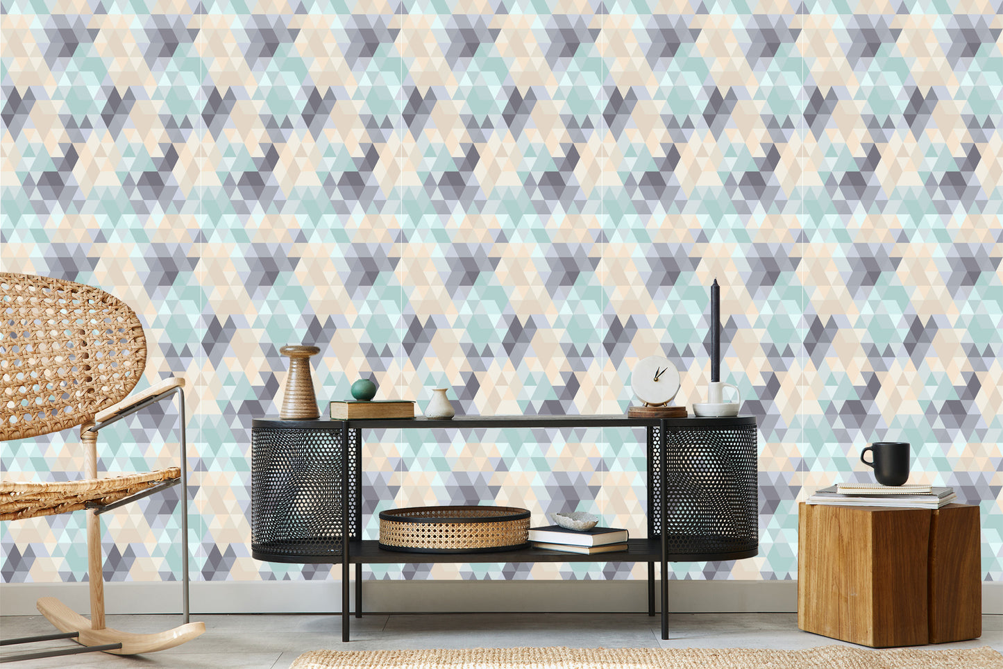Wallpaper Geometric - Colorful