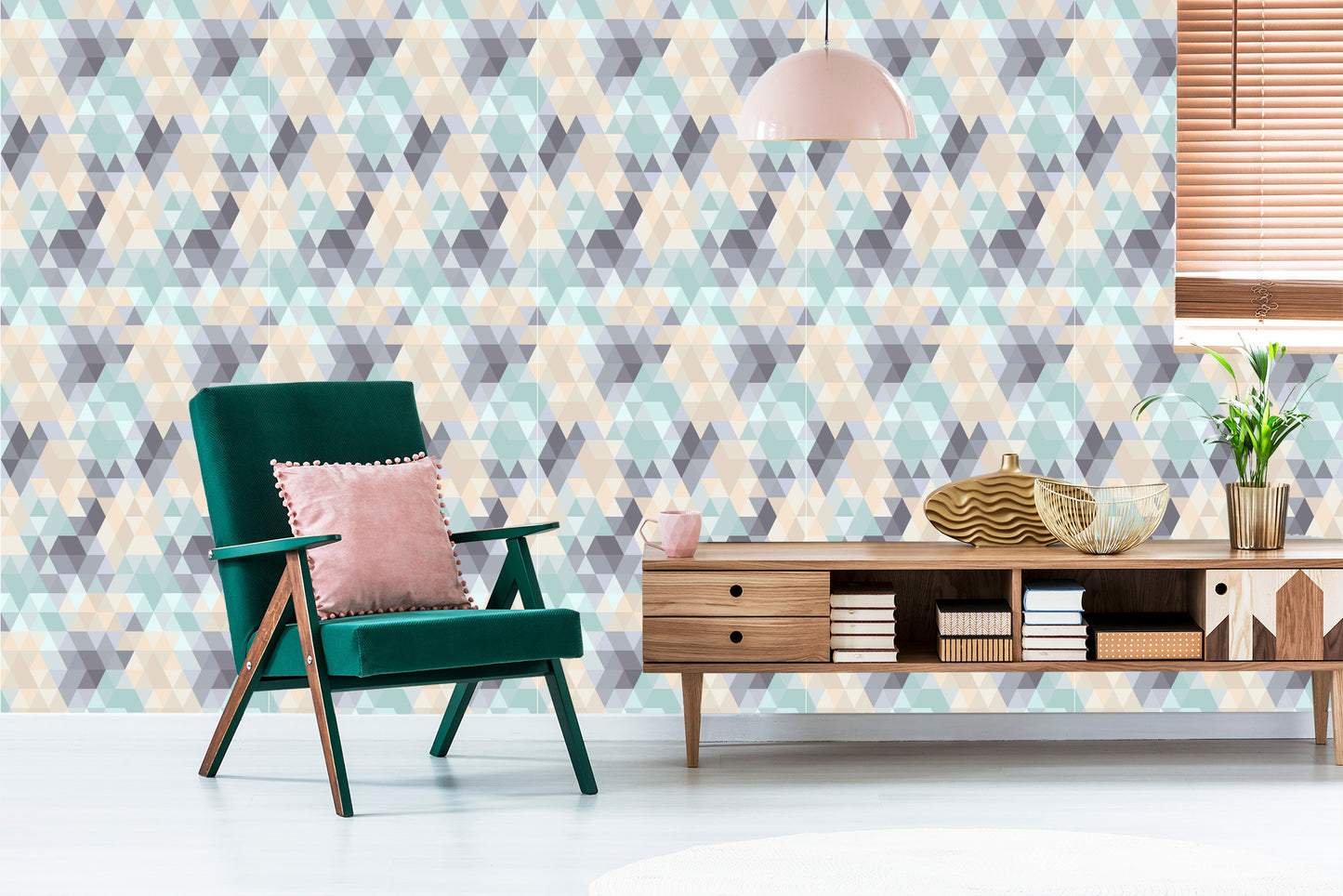 Wallpaper Geometric - Colorful