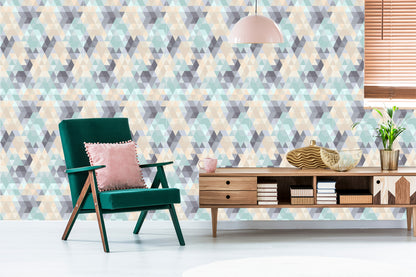 Wallpaper Geometric - Colorful