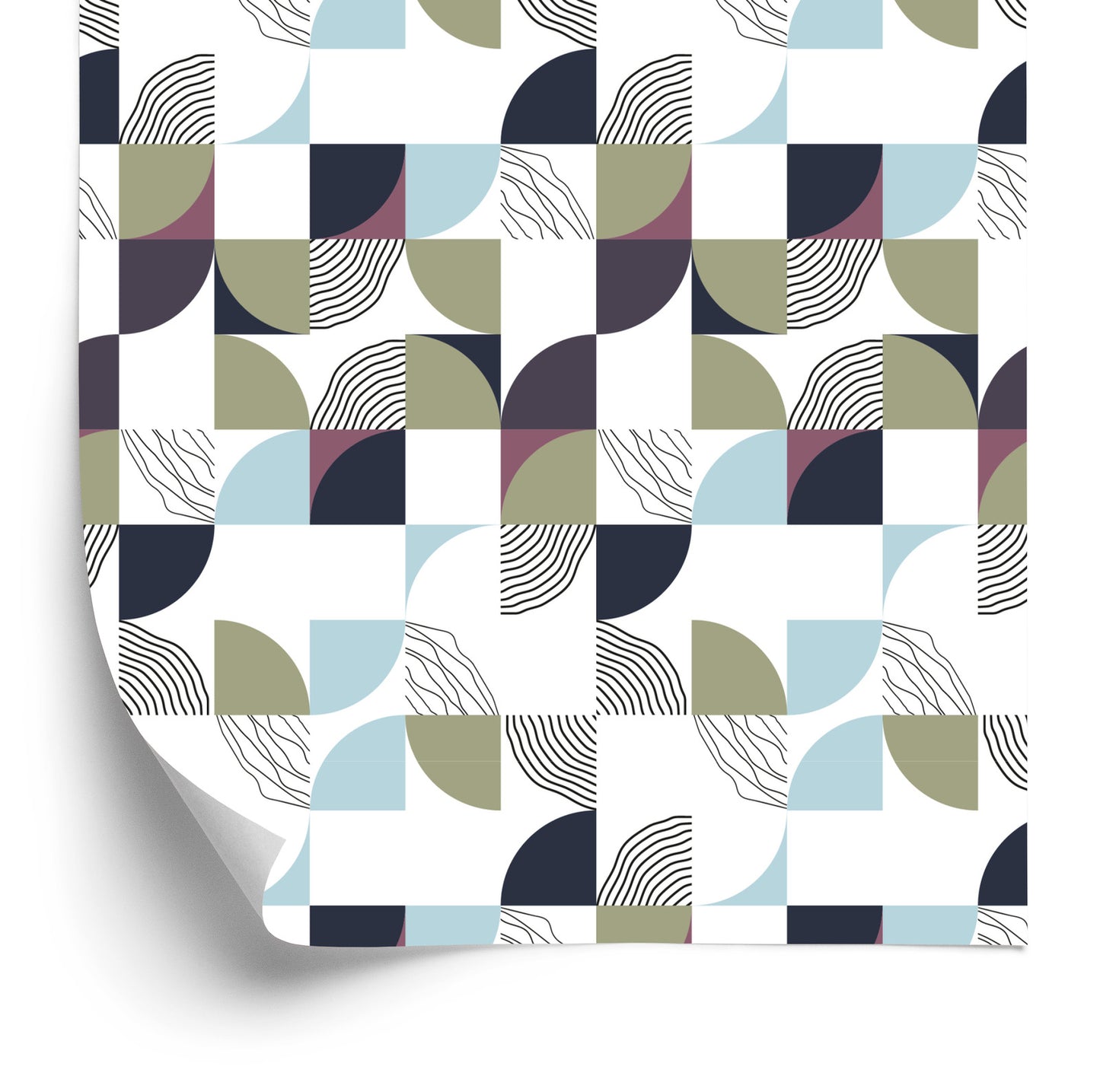 Wallpaper Colorful Geometric Abstraction