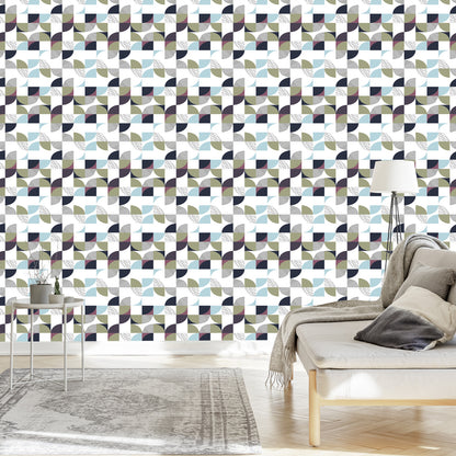 Wallpaper Colorful Geometric Abstraction