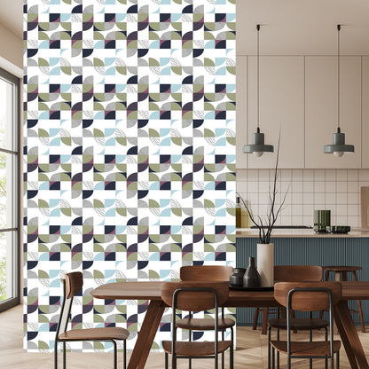 Wallpaper Colorful Geometric Abstraction