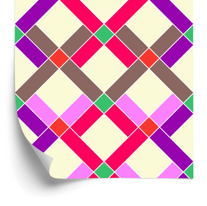 Wallpaper Geometric - Colorful Diamonds