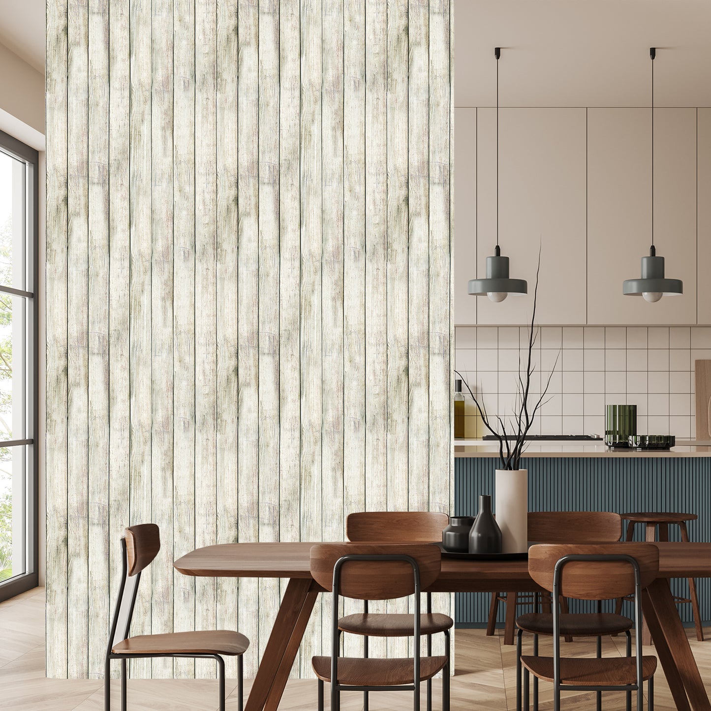 Wallpaper Wooden Boards